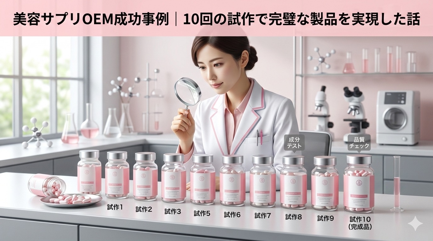 美容サプリOEM成功事例