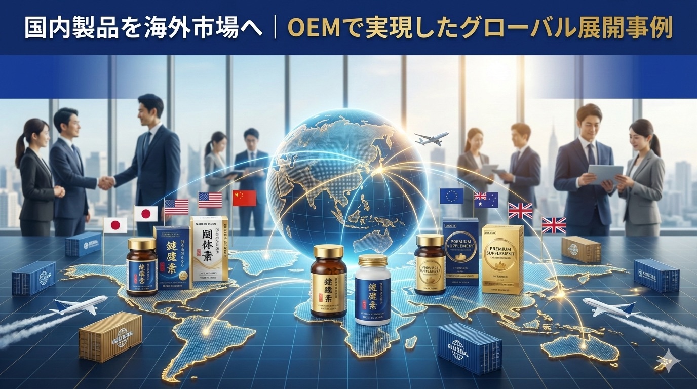 海外展開OEM成功事例|グローバル市場参入をサポート【成功事例】実際の数値データで解説 2 海外展開OEM成功事例