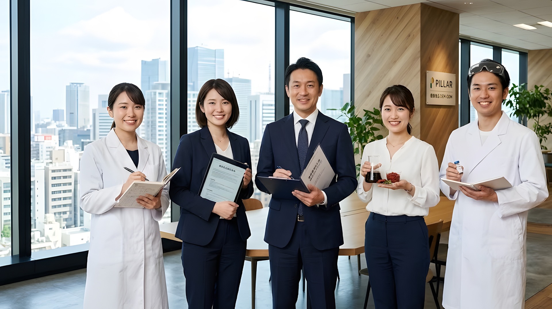 天丸製薬の5つの専門チーム