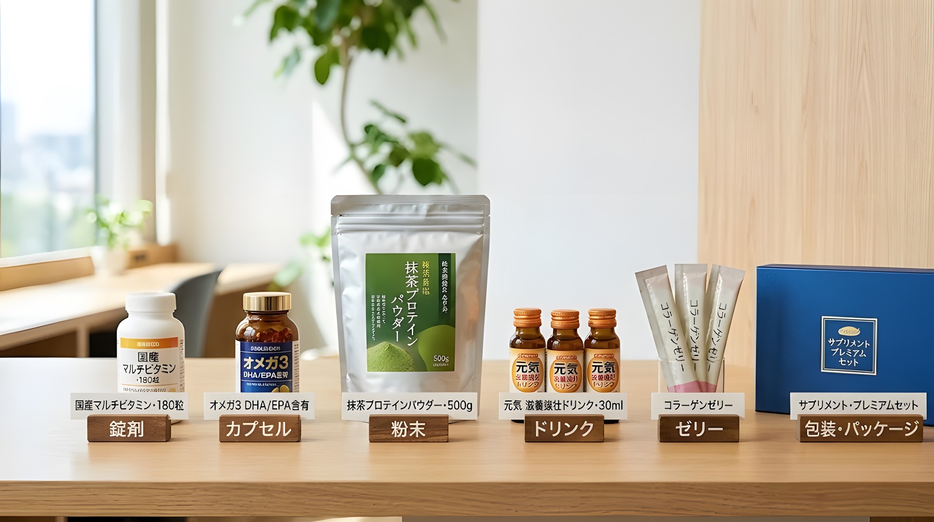 天丸製薬で対応する6剤形