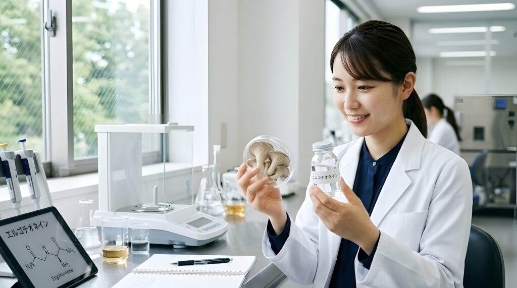 エルゴチオネインのOEM製造ガイド｜効果・配合量・機能性表示食品届出戦略【2026年最新】
