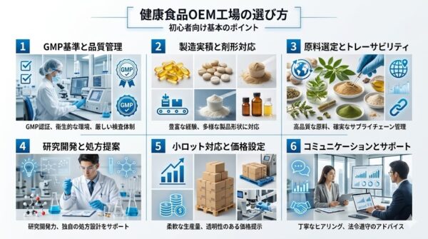 OEM工場の選び方｜失敗しない7つのチェックポイント | 天丸製薬