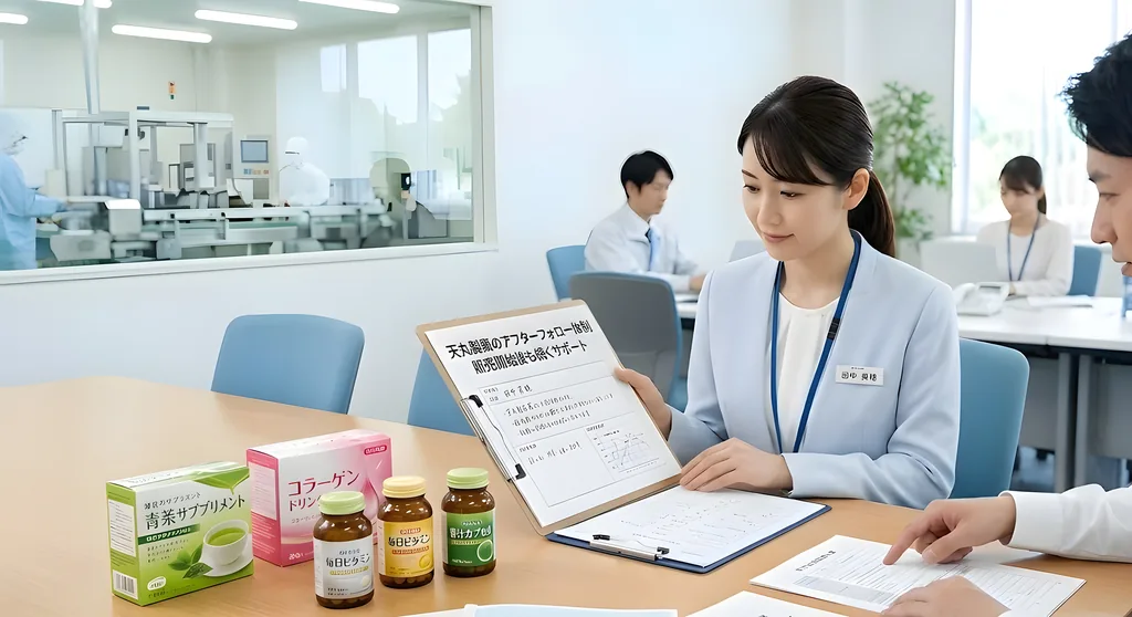 天丸製薬のアフターフォロー体制|販売開始後も続くサポート【天丸製薬の強み】実績ベースで解説 8 天丸製薬のアフターフォロー体制|販売開始後も続くサポート【天丸製薬の強み】実績ベースで解説