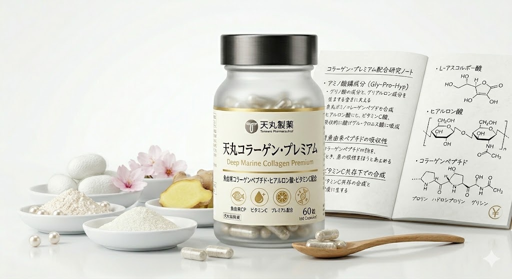 コラーゲン・ヒアルロン酸・プラセンタの配合実績と差別化ポイント