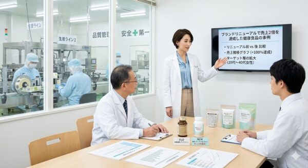 ブランドリニューアルで売上2倍を達成した健康食品の事例 | 天丸製薬