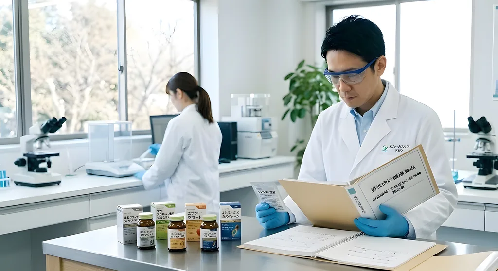 男性向け健康食品の商品開発で注目される成分と訴求軸【工程別】失敗しない商品開発ロードマップ
