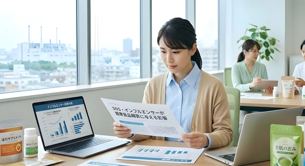 SNS・インフルエンサーが健康食品購買に与える影響【2025年最新】市場トレンド徹底分析