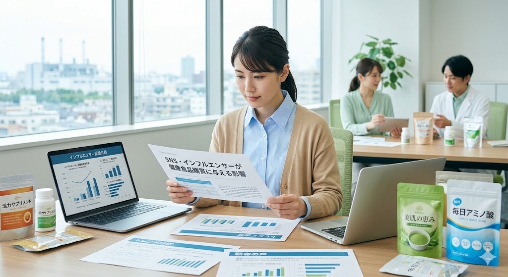 SNS・インフルエンサーが健康食品購買に与える影響【2025年最新】市場トレンド徹底分析