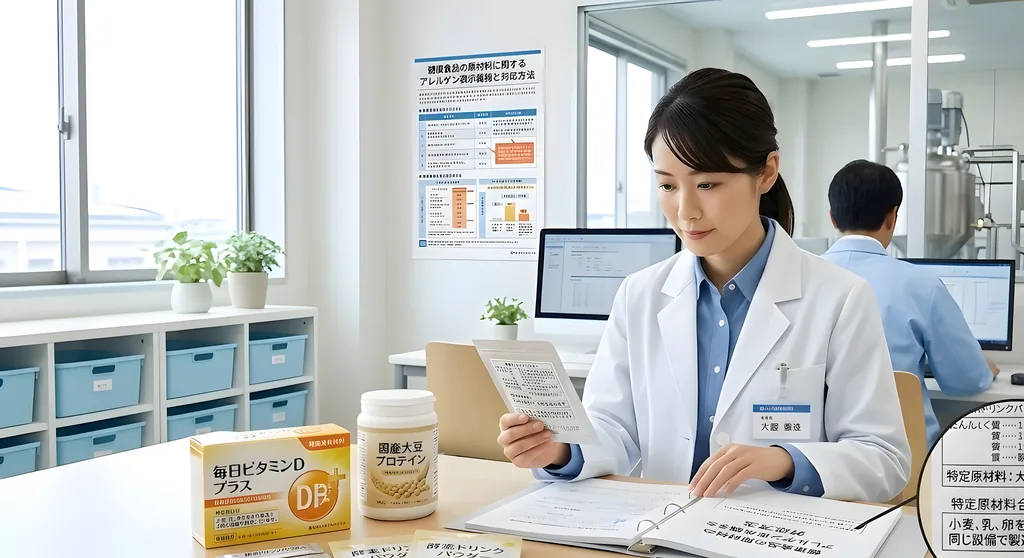 健康食品の原材料に関するアレルゲン表示義務と対応方法【専門家解説】最新法規制対応 6 健康食品の原材料に関するアレルゲン表示義務と対応方法【専門家解説】最新法規制対応