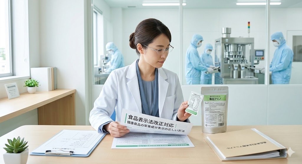 食品表示法改正対応｜健康食品の栄養成分表示の正しい方法【専門家解説】最新法規制対応