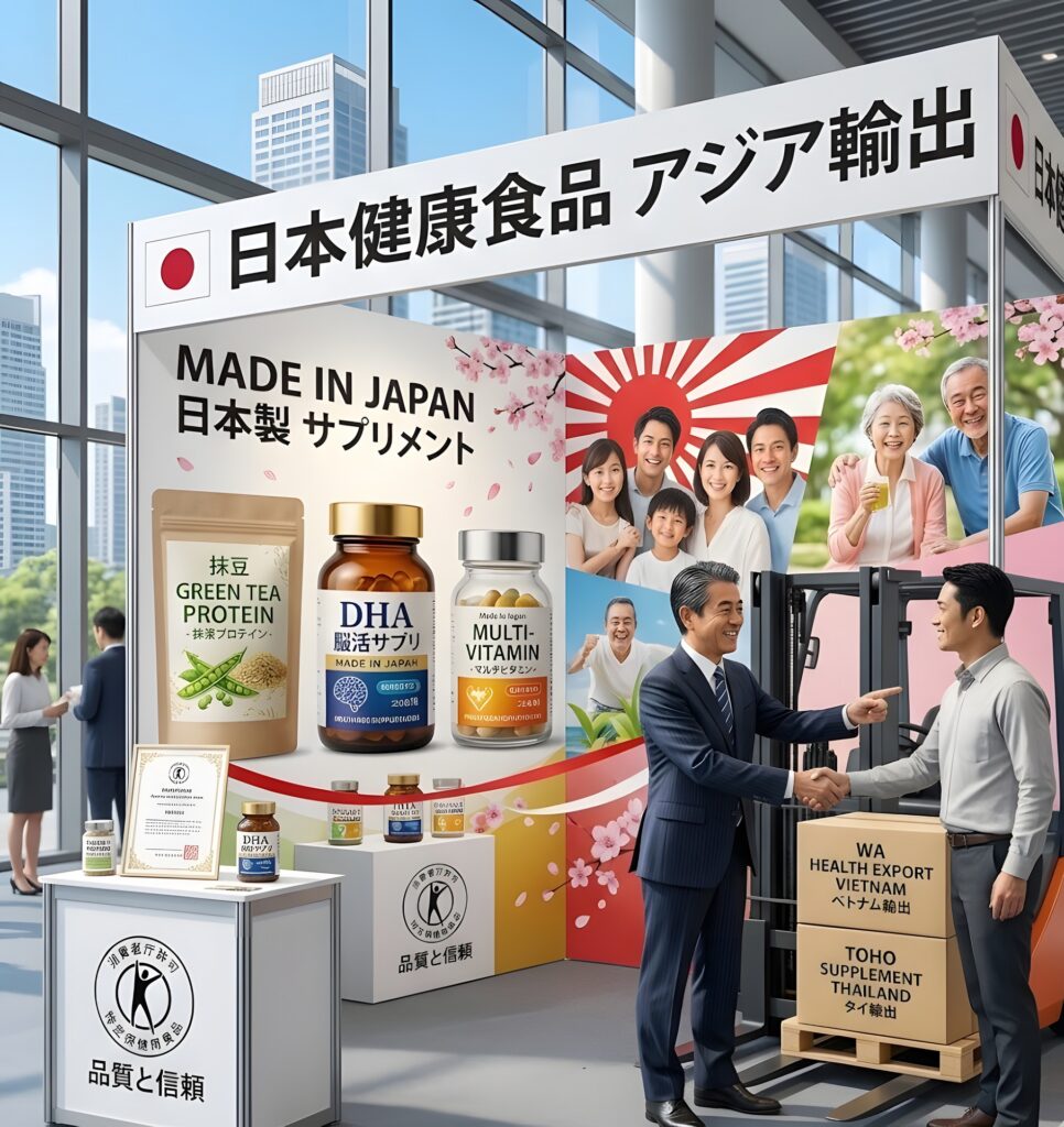 健康食品の輸出市場｜アジアへの拡大動向と成功のポイント【2025年最新】市場トレンド徹底分析