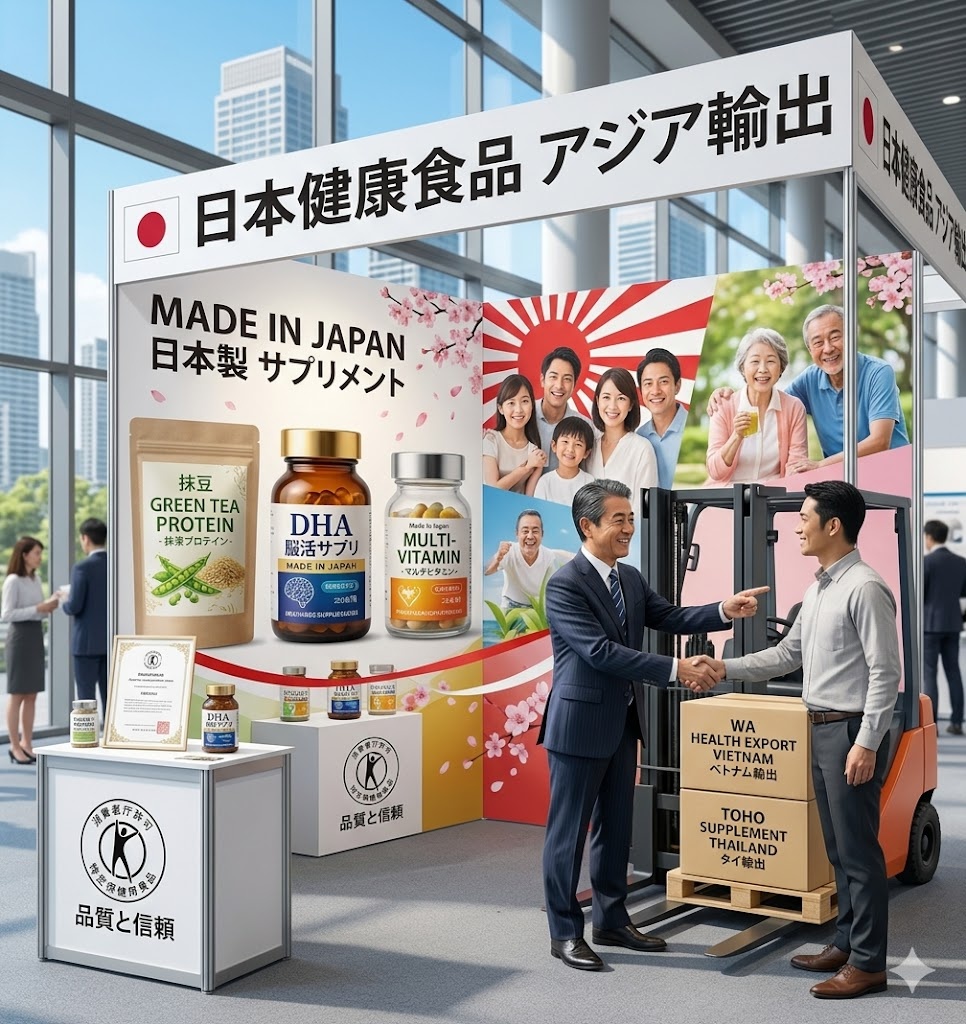健康食品の輸出市場｜アジアへの拡大動向と成功のポイント【2025年最新】市場トレンド徹底分析