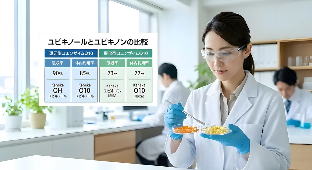 CoQ10（コエンザイムQ10）の還元型・酸化型の違いとOEM製造ガイド