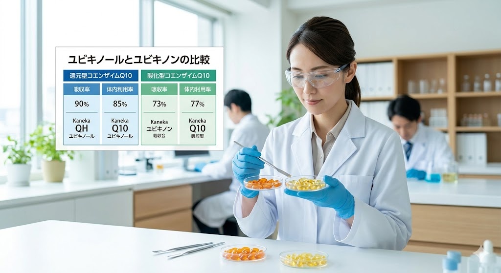 CoQ10（コエンザイムQ10）の還元型・酸化型の違いとOEM製造ガイド