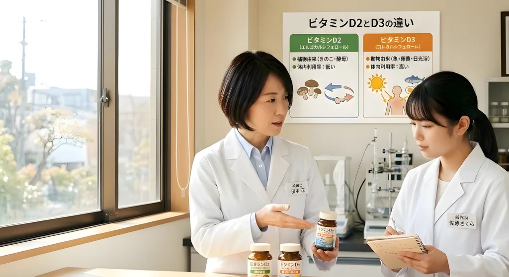 ビタミンD（D2・D3）の違いとOEM製造での選択基準