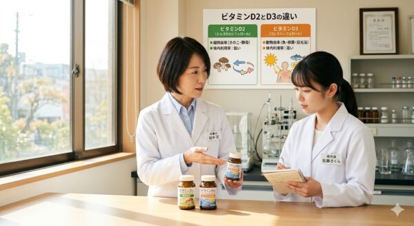 ビタミンD（D2・D3）の違いとOEM製造での選択基準 | 天丸製薬