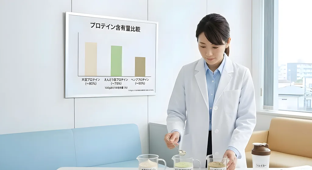 植物性プロテイン（大豆・エンドウ豆・大麻）のOEM製造比較ガイド