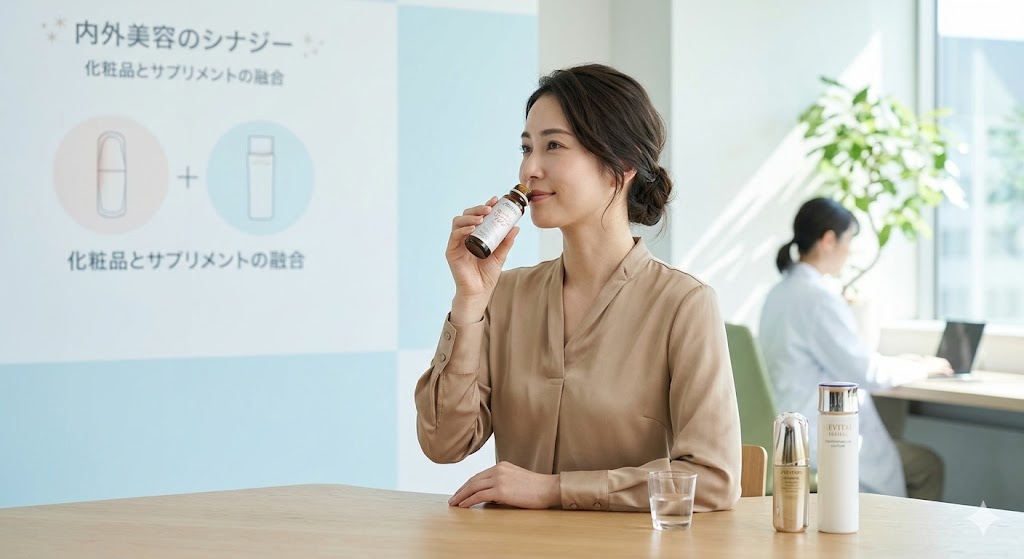 ザ・コラーゲン成功事例｜資生堂の美容ドリンクで化粧品シナジー実現