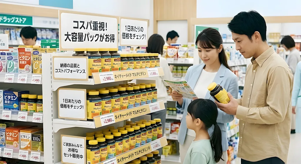 ネイチャーメイド成功事例|大塚製薬のマルチビタミンでコスパ市場開拓 12 ネイチャーメイド成功事例|大塚製薬のマルチビタミンでコスパ市場開拓