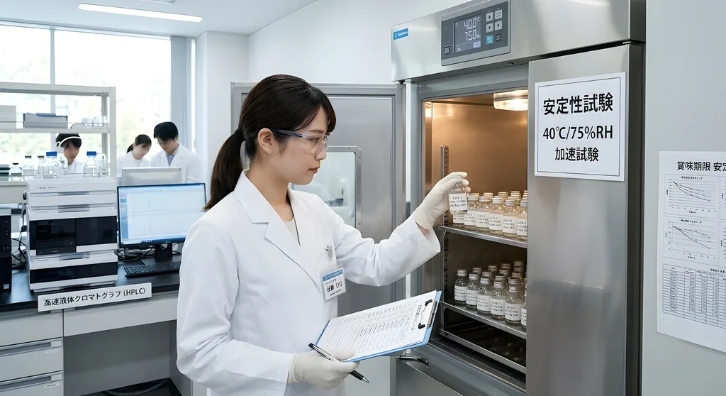 健康食品OEMの安定性試験プロトコル｜賞味期限設定と保管条件最適化【工程別】失敗しない商品開発ロードマップ