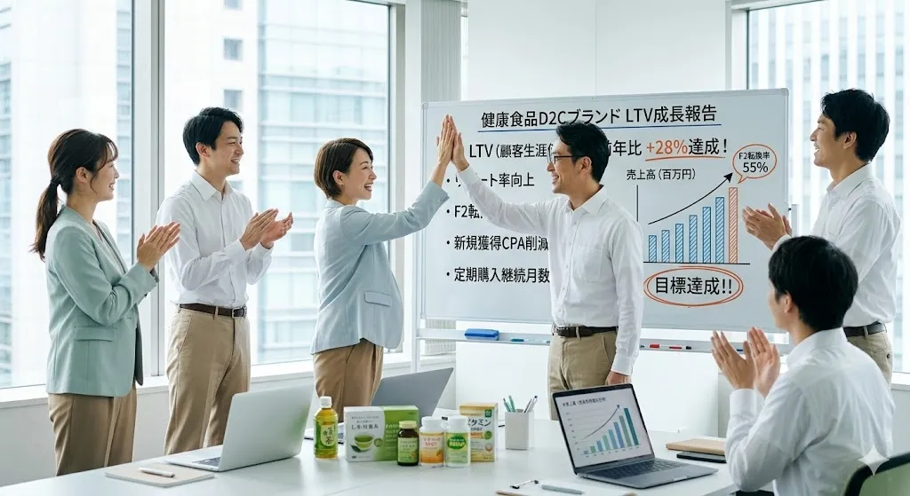 健康食品D2Cマーケティング成功事例5選|LTV最大化の戦略と実践 | 天丸製薬