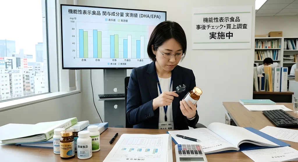 機能性表示食品の事後チェック・買上調査対応ガイド｜届出後に来る消費者庁監視への備え【専門家解説】最新法規制対応