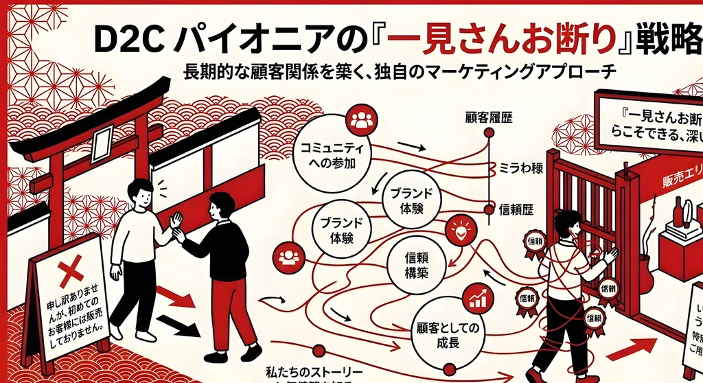 【成功事例】ドモホルンリンクル：D2C先駆者が実践する「売らない」マーケティング戦略
