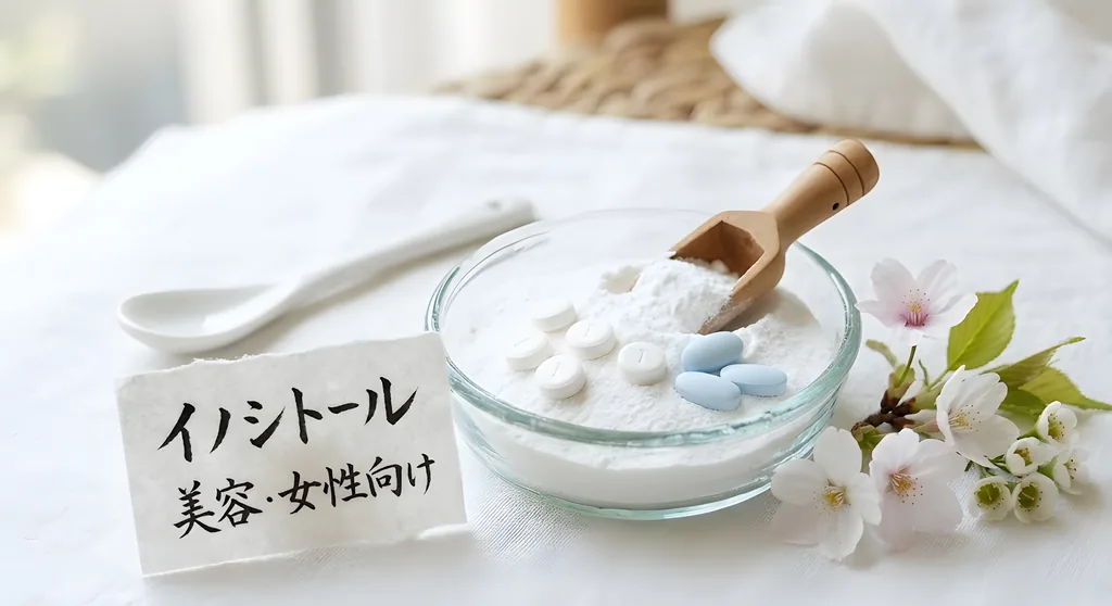 イノシトールのOEM製造ガイド｜美容・メンタルケア成分の配合設計と表示戦略【エビデンスあり】