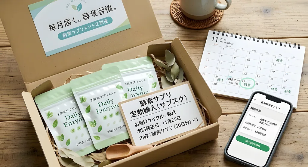 【成功事例】サブスクD2Cの酵素サプリ｜定期購入の継続率を高めて伸ばした話