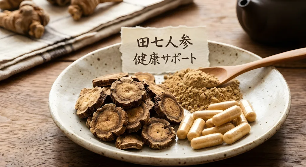 田七人参(三七人参)のOEM製造ガイド｜サポニン・健康サポート成分の配合設計と表示戦略【エビデンスあり】