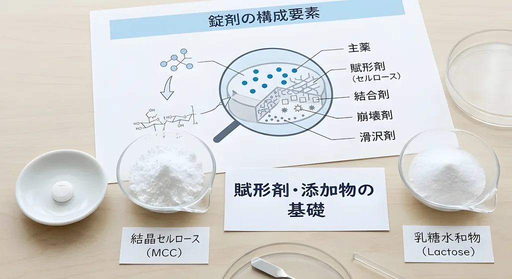 健康食品の賦形剤・添加物の基礎知識｜役割と種類をわかりやすく解説【2026年版】完全ガイド