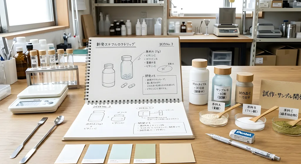 天丸製薬の試作・サンプル開発プロセス｜アイデアを形にする伴走型ものづくり【天丸製薬の強み】