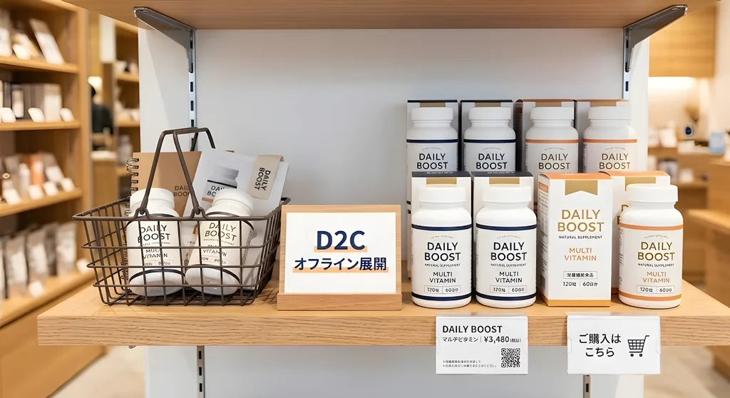 【成功事例】D2Cブランドのオフライン展開|オンラインの実績を武器に店頭へ広げた話 6 【成功事例】D2Cブランドのオフライン展開|オンラインの実績を武器に店頭へ広げた話