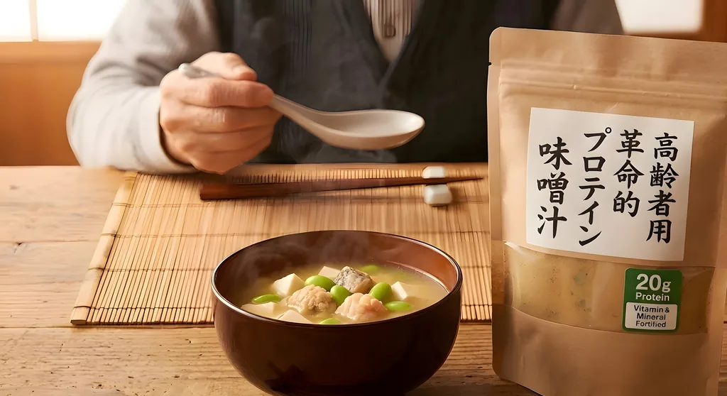 【成功事例】おいしい味噌汁プロテイン：高齢者市場に挑む革新的プロテイン開発
