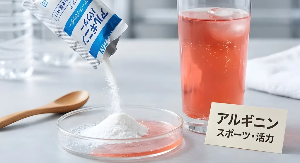 アルギニンのOEM製造ガイド｜スポーツ・活力・コンディショニング成分の配合設計と表示戦略【エビデンスあり】