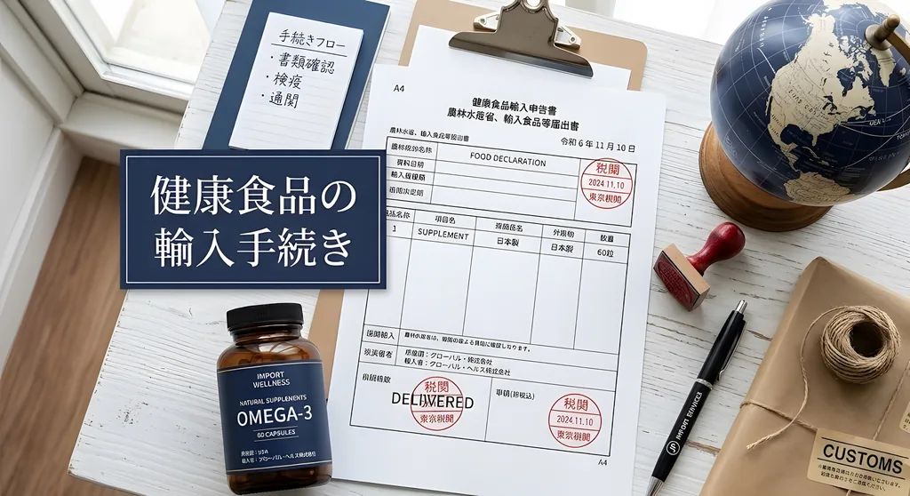 健康食品の輸入(食品衛生法)手続きガイド｜輸入届出と注意点【専門家解説】最新法規制対応