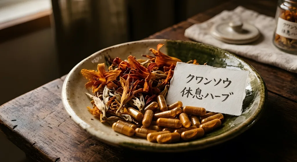 クワンソウ(休息ハーブ)のOEM製造ガイド｜睡眠・休息サポート成分の配合設計と表示戦略【エビデンスあり】