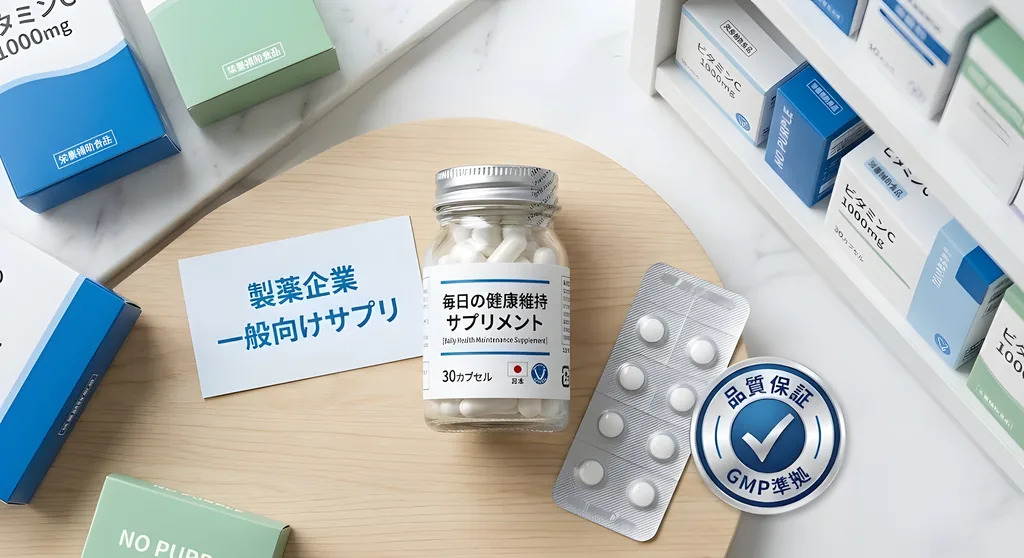【成功事例】製薬企業の一般向けサプリ展開｜医薬品の信頼を健康食品に活かした話