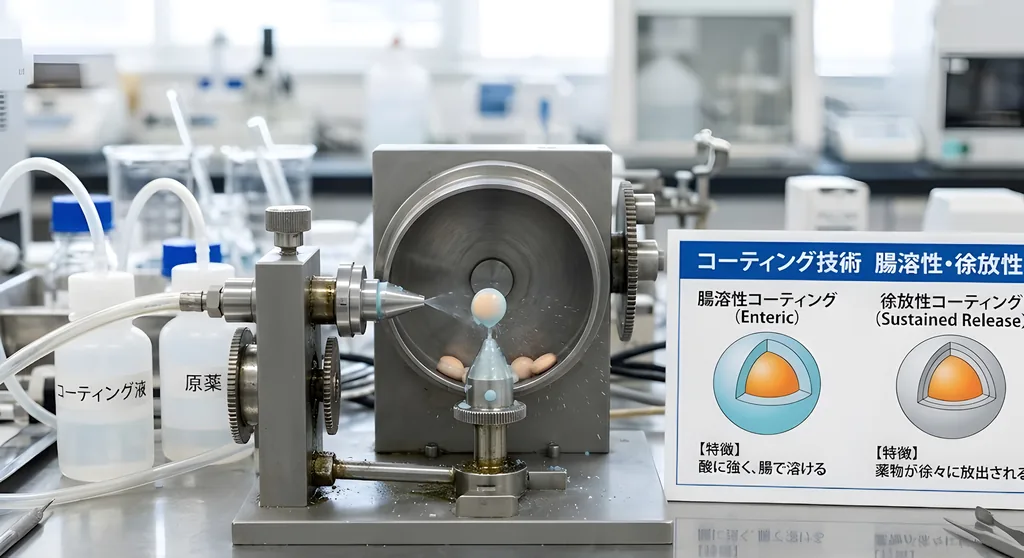 健康食品のコーティング技術ガイド｜腸溶性・徐放性・マスキングの仕組みと活用【工程別】失敗しない商品開発ロードマップ