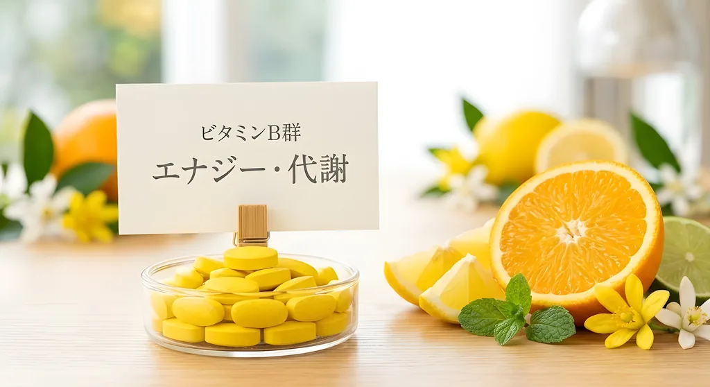 ビタミンB群のOEM製造ガイド｜エナジー・代謝サポート成分の配合設計と表示戦略【エビデンスあり】