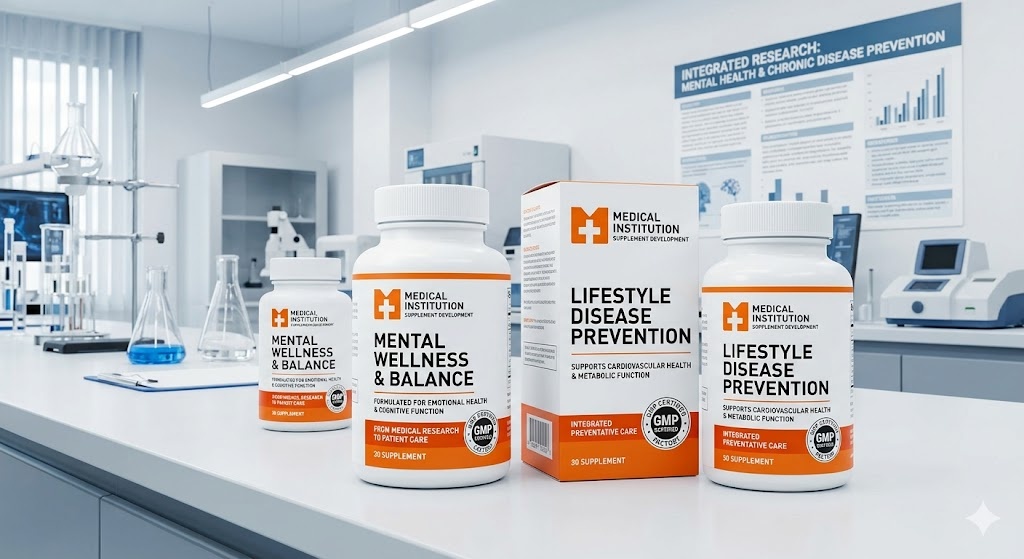 【医療機関向けサプリメント開発】メンタルヘルス・生活習慣病予防に特化した製品開発のポイント