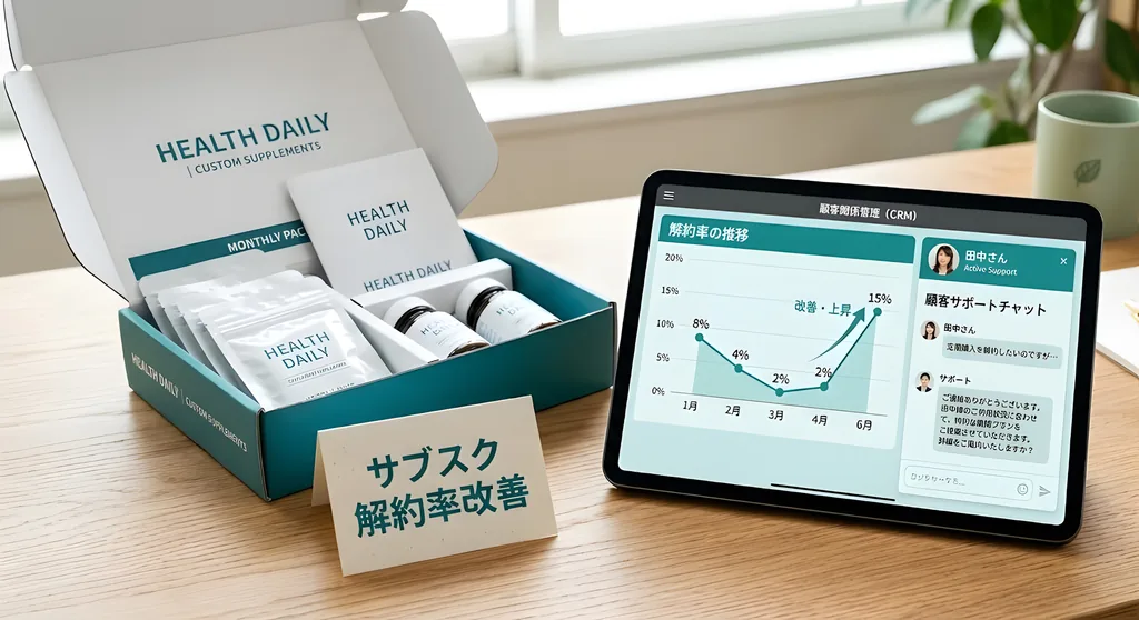 【成功事例】サブスク解約率を下げたCRM事例｜継続の壁を品質と体験で越えた話