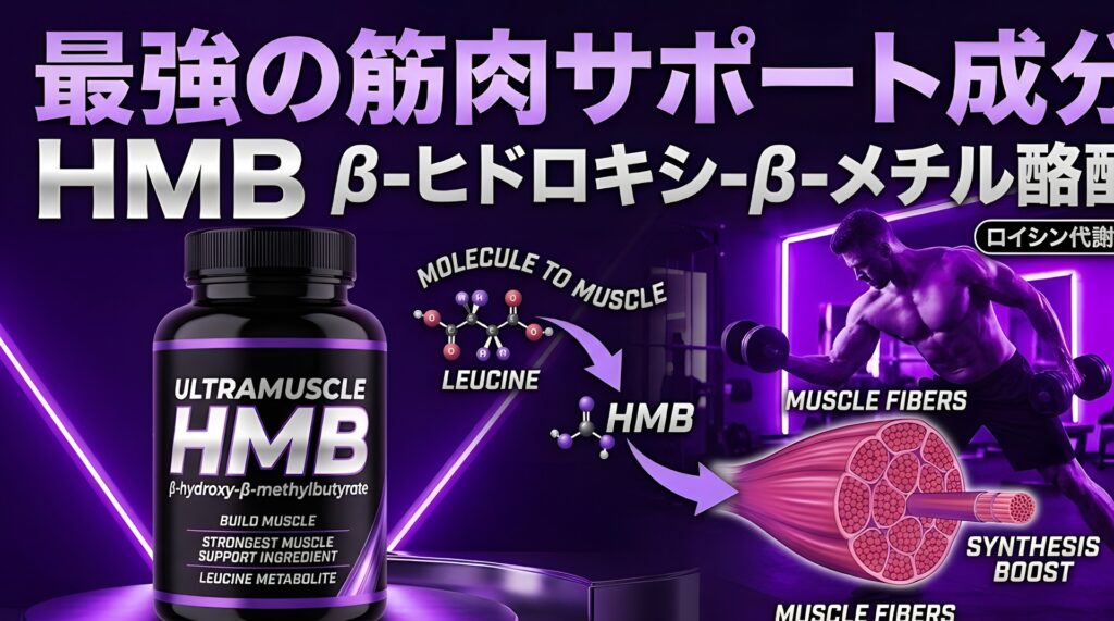 HMB配合サプリメント成功事例｜筋肉づくりをサポートする最強成分の活用戦略