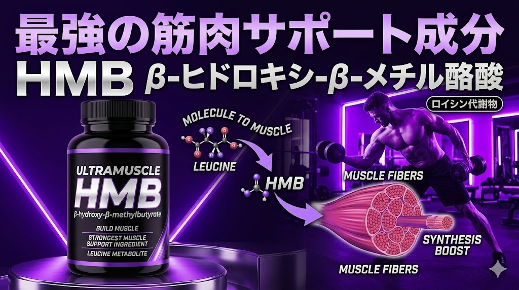 HMB配合サプリメント成功事例｜筋肉づくりをサポートする最強成分の活用戦略