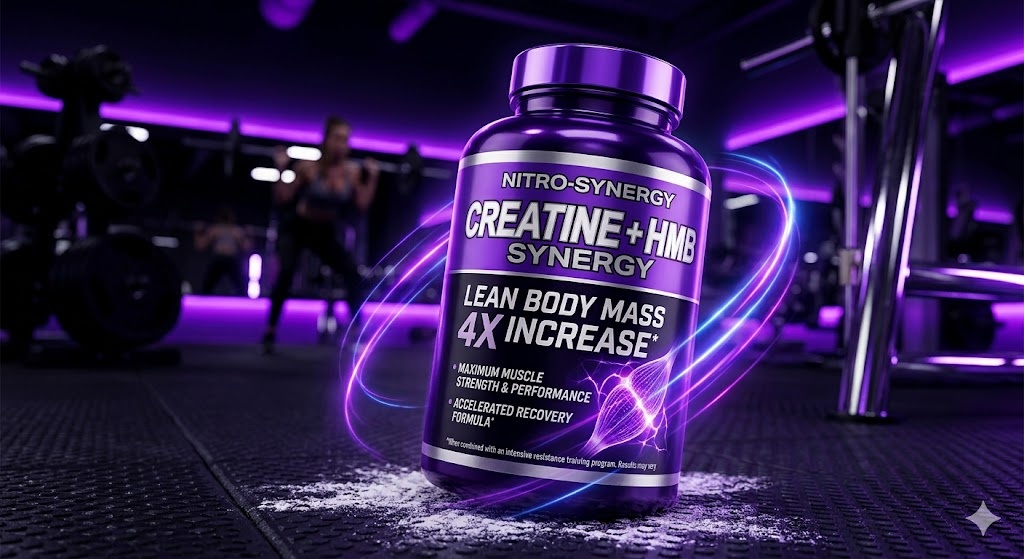 クレアチン配合サプリメント成功事例｜HMBとの相乗効果で除脂肪体重が4倍に