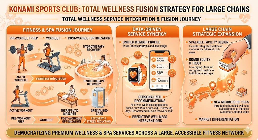 【大手フィットネス事例】コナミスポーツクラブのエステ×フィットネス融合戦略から学ぶ事業拡張のヒント