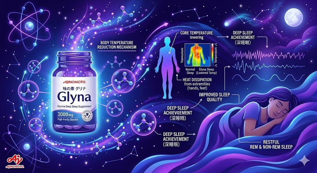 グリシン配合睡眠サプリ成功事例｜深い睡眠をもたらす科学的根拠と製品開発戦略