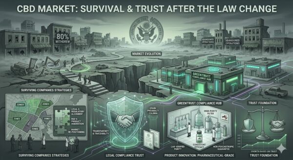 CBD市場8割のメーカーが撤退！法改正後も生き残る企業の成功戦略 | 天丸製薬