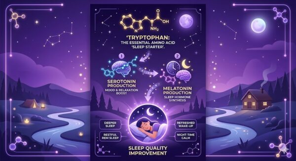 トリプトファン配合サプリメント成功事例｜セロトニン生成をサポートする睡眠改善戦略 | 天丸製薬