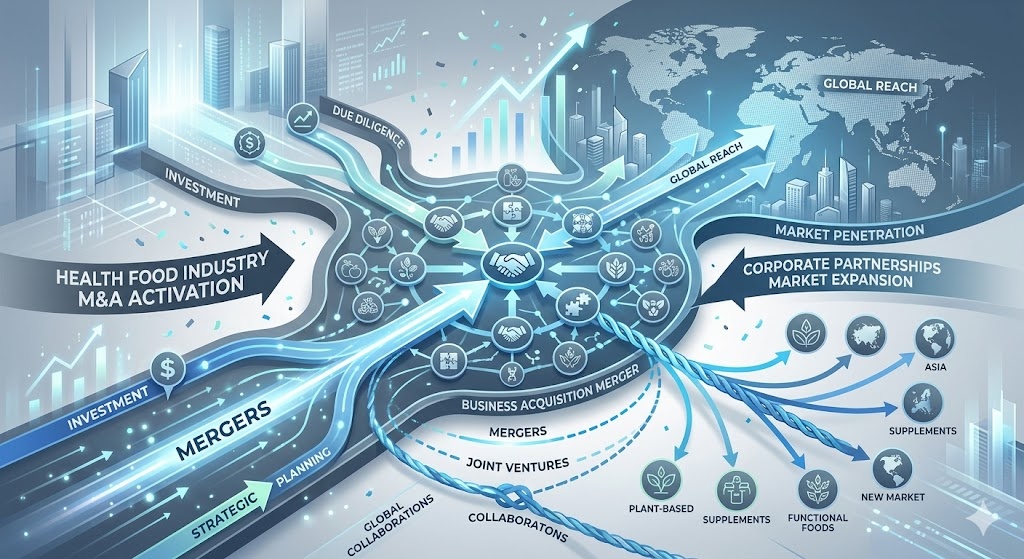 健康食品業界M&A活発化！企業間連携で市場拡大を実現する戦略